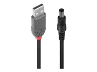 LINDY Adapterkabel USB A - DC 5,5/2,1mm