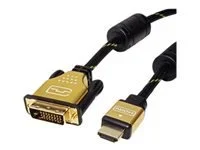 ROLINE GOLD Monitorkabel DVI-HDMI 1m