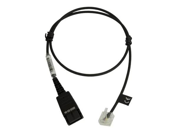 JABRA QD to RJ45 straight unbalanced