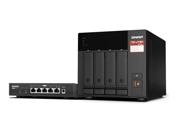 QNAP Bundle NAS TS-473A V1500B + Switch