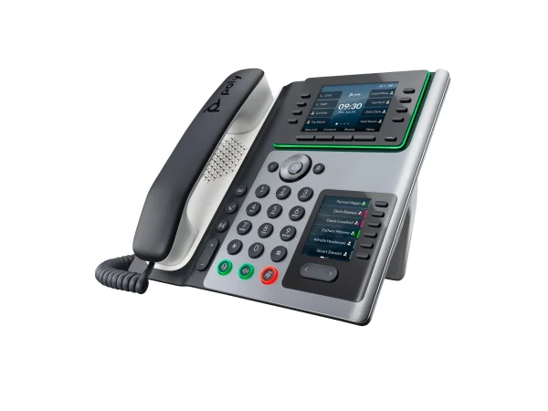 HP Poly Edge E400 IP Phone & PoE-enabled
