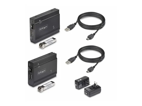 STARTECH DP KVM Extender uber Glasfaser