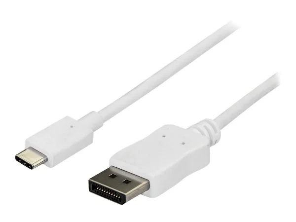 STARTECH 1,8 m USB C to DP 4K 60Hz Weiss