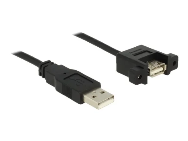 DELOCK Kabel USB 2.0 Typ-A > Typ-A 0,25m
