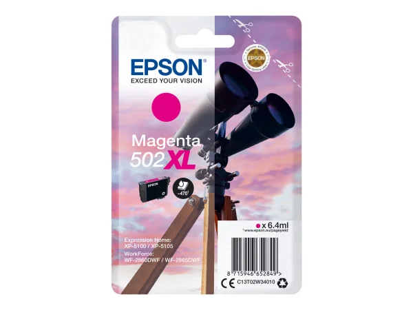 EPSON 1LB Singlepack Magenta 502XL Ink
