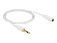 DELOCK Klinkenverlängerungskabel 1 m w