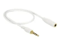 DELOCK Klinkenverlängerungskabel 4P 0,5m