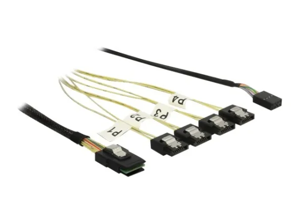 DELOCK Kabel Mini SAS SFF-8087>4xSATA 1m