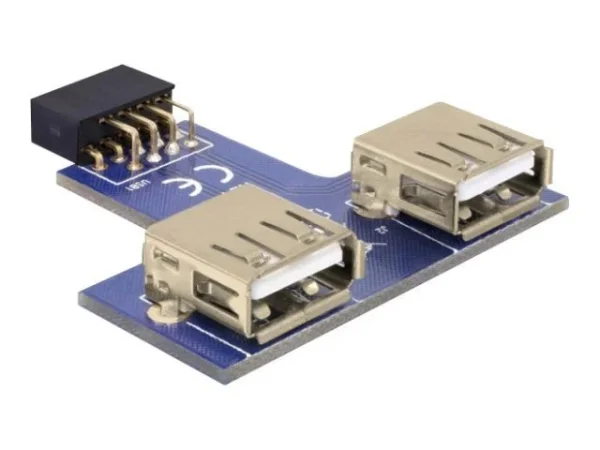 DELOCK MBz USB Ph Bu >2x USB2.0-A Bu ne