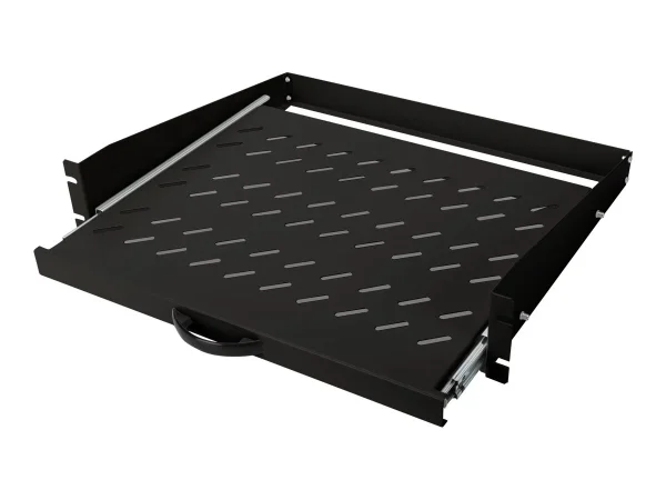 DIGITUS 2HE ausziehb. Fachboden f. Schr.