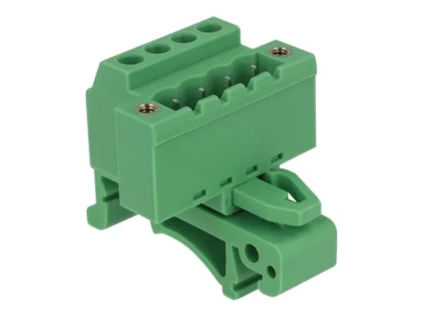 DELOCK Terminalblock Hutschienen 4 Pin