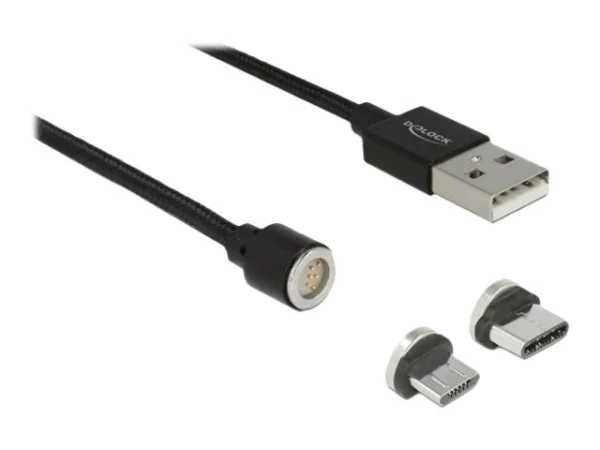 DELOCK USB Daten- und Ladekabelset 1,1m