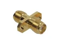 DELOCK Adapter SMA zu SMA Einbau 10GHz