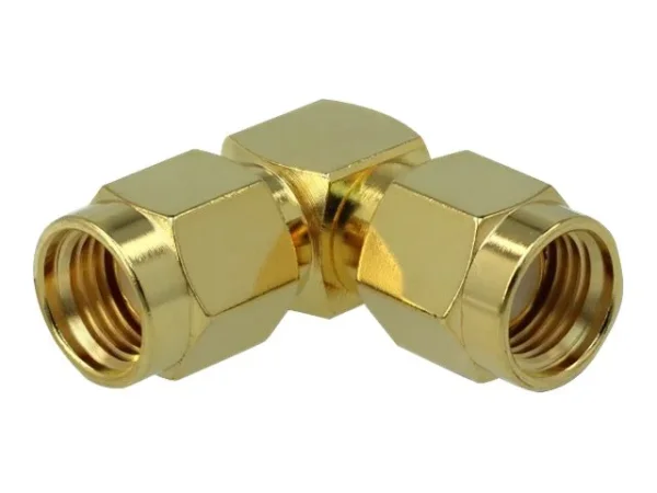 DELOCK Adapter RP-SMA zu RP-SMA 90 3GHz