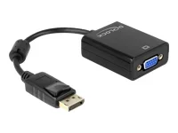DELOCK Adapter DP-St > VGA-Bu 22,5cm bla