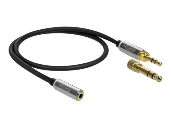 DELOCK Klinkenverlängerungskabel 0,5 m