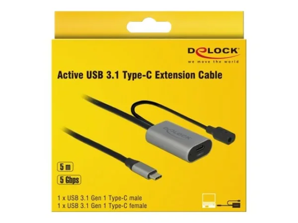 DELOCK Aktives USB 3.1 Gen 1 Kabel 5 m