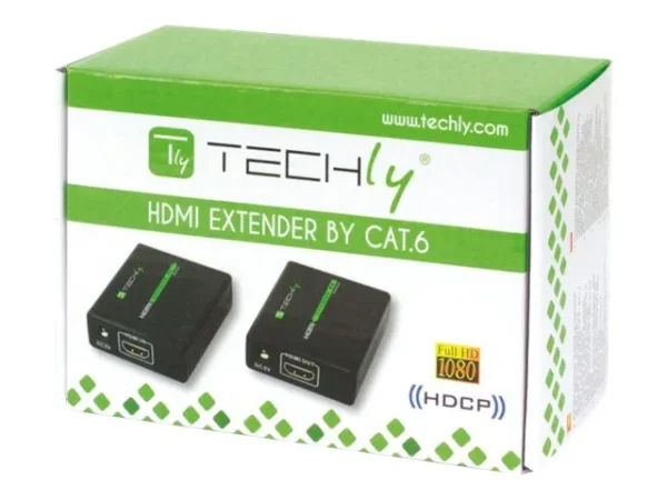 TECHLY HDMI Extender 60m via RJ45 Kabel