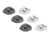 DELOCK Kabelhalter mit 3 Durchführungen