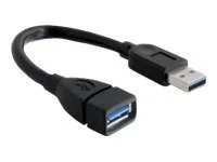 DELOCK Kabel USB 3.0 Verl. A/A 15cm S/B