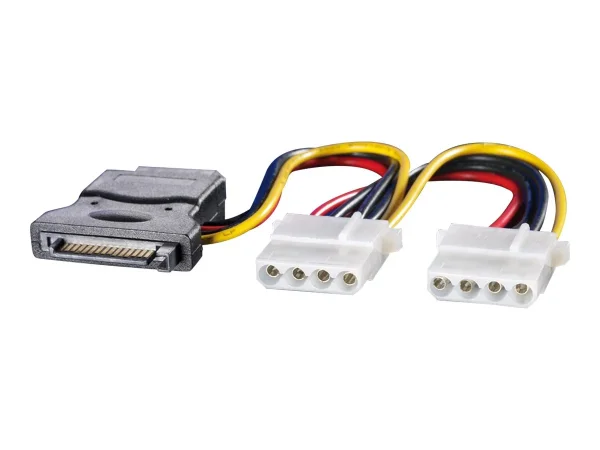 ROLINE Y-Adapterkabel SATA 0,2m