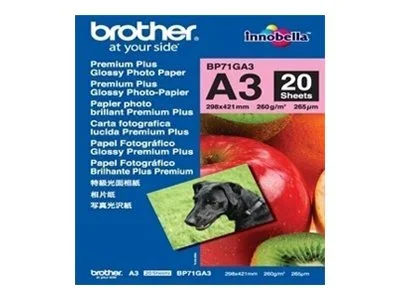 BROTHER BP71GA3 Fotopapier A3 20BL