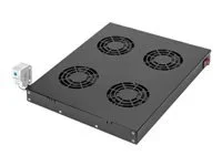 DIGITUS Einschublueft. 4Fan 48,3cm black