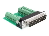DELOCK Adapter Terminalblock > Sub-D 25P