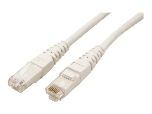 ROLINE Patchkabel Kat.6 weiss 0,3m