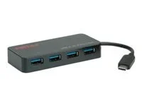 ROLINE USB 3.2 Gen 1 Hub 4fach Typ C