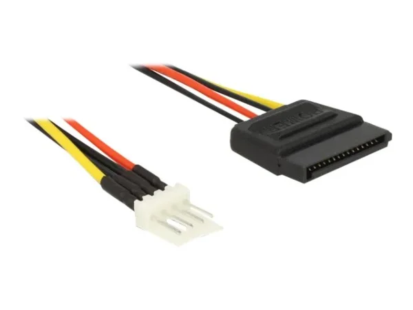 DELOCK Kabel SATA 15 Pin > Floppy 4 Pin