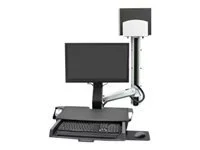 ERGOTRON SV Sit-Stand Combo System silve