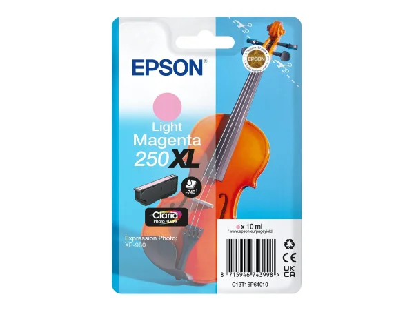 EPSON Singlepack Light Magenta 250XL ink