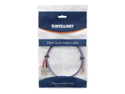 INTELLINET LWL Kabel LC/SC OM4 1m