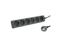 ROLINE 6fach Steckdosenleiste ohne Schal