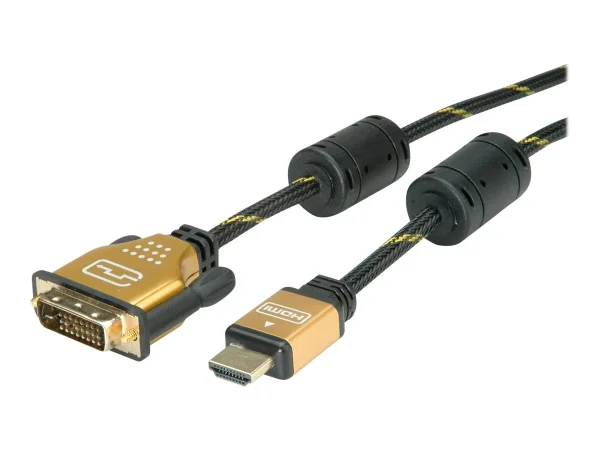 ROLINE GOLD Monitorkabel DVI-HDMI 3m