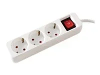 VALUE 3-fach Steckdosenleiste Schalter6m