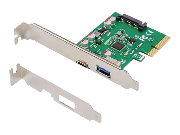DIGITUS PCIe Karte USB Type-C + Type-A