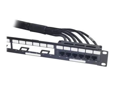 APC CAT6 UTP CMR 6XRJ-45 Black 15,2m