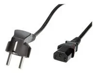 VALUE Netzkabel gerade IEC-Buchse 0,6m