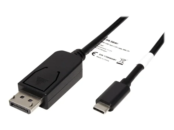 ROLINE USB Typ C - DP Adapterkabel 2m