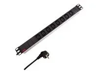 ROLINE 48,26cm-Steckdosenleiste 8fach 2m