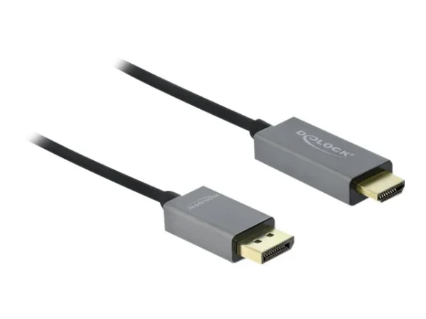 DELOCK Kabel DisplayPort 1.4 zu HDMI 1m