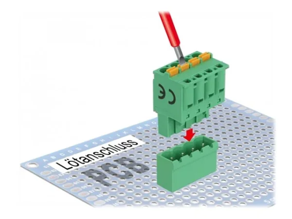 DELOCK Terminalblock Set 2 Pin 5,08mm v