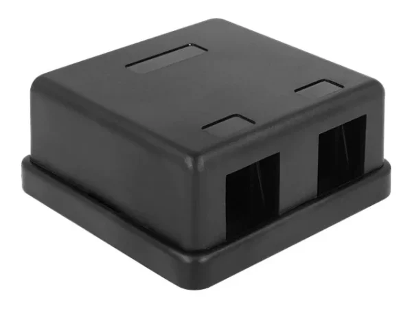 DELOCK Keystone Leergehäuse 2 Port