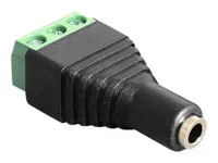 DELOCK Adapter Klinke Buchse 3,5mm>3Pin