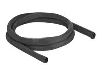DELOCK Gewebeschlauch 2m x 25mm schwarz
