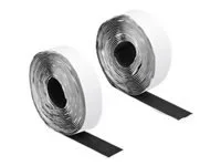 DELOCK Klettband L 5m x B 25mm schwarz