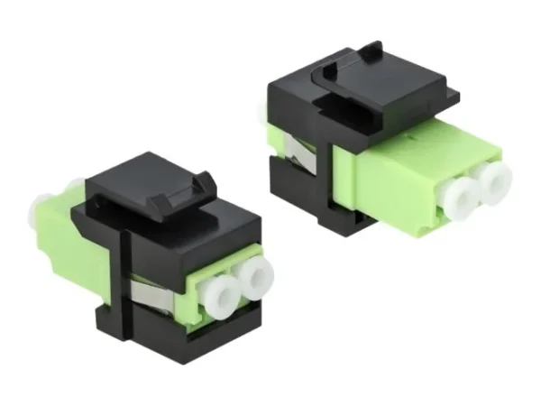 DELOCK Keystone Abdeckung schw. LWL 10st