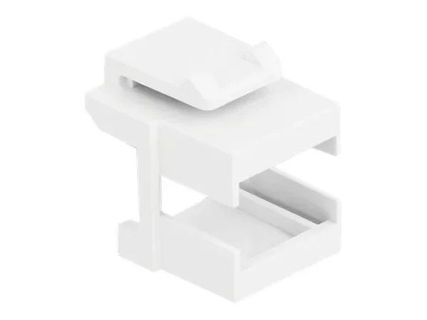 DELOCK Keystone Abdeckung weiss LWL 10st